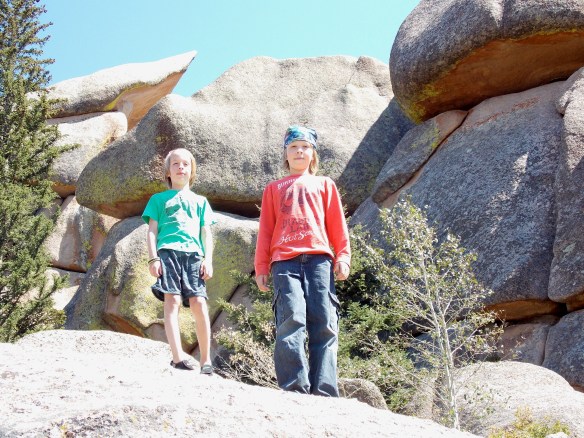 Hiking in Medicine Bow National Forest.