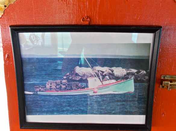 Picture of First Nanny when it was a lobster boat.