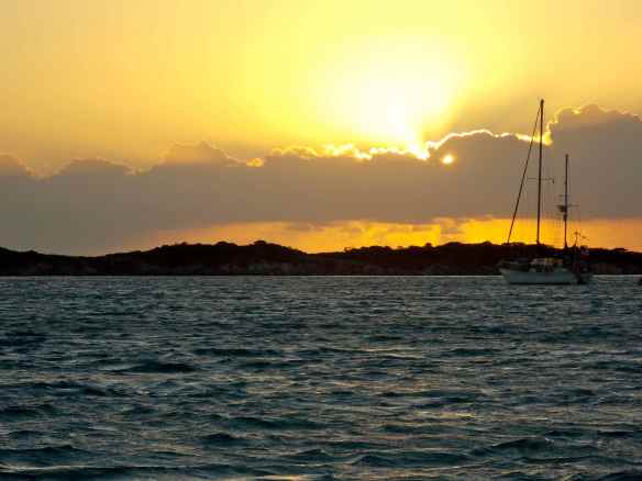 Sunset at Red Shanks.