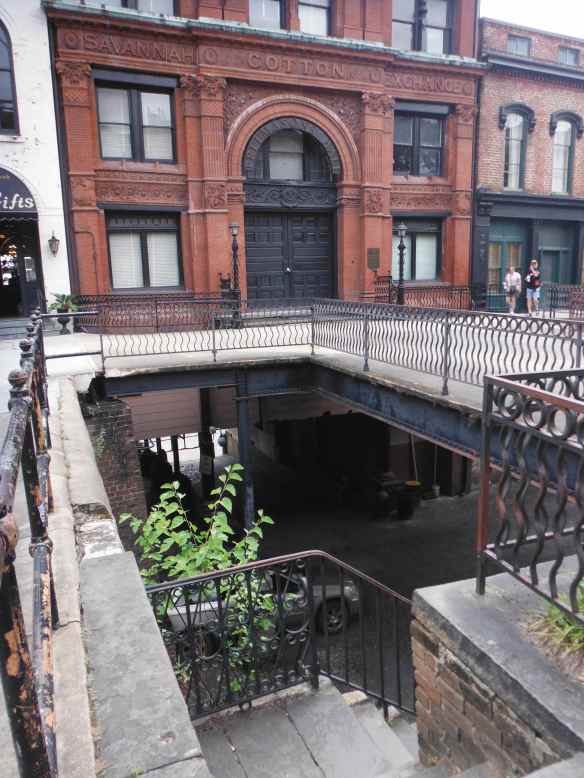 Side street in Savannah that shows its old style.