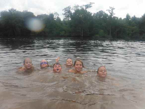 It was extremely hard to get everyone to hold still for a picture.  